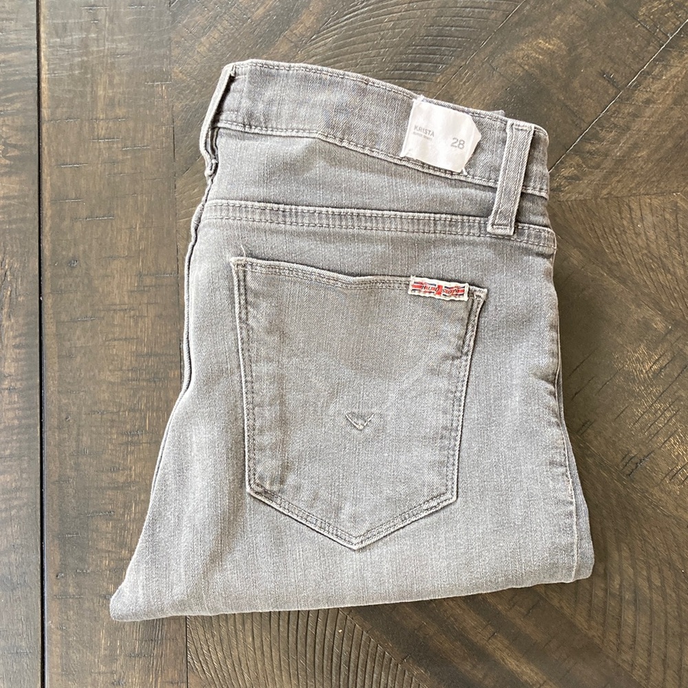 Hudson Krista Super Skinny Jeans Women's Light Gray